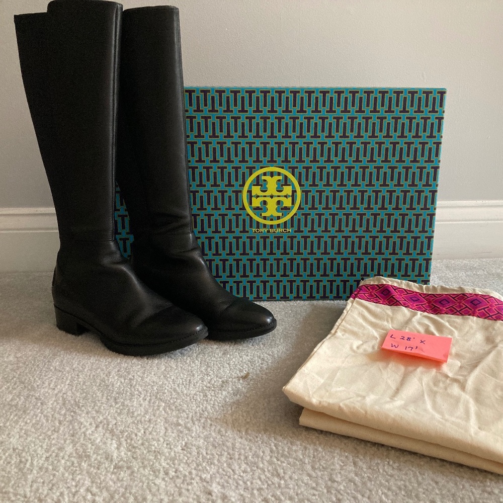 PRICED TO SELL: Black TORI Burch Caitlin Stretch Boots